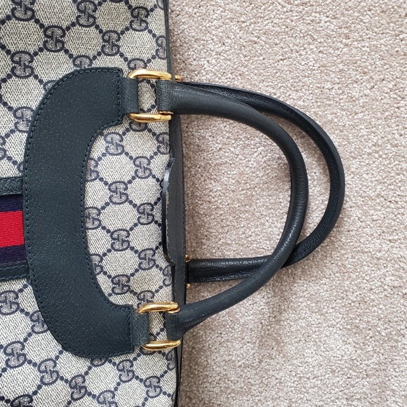 Fair Condition Vintage Gucci Boston Doctor Handbag - Picture 5 of 8